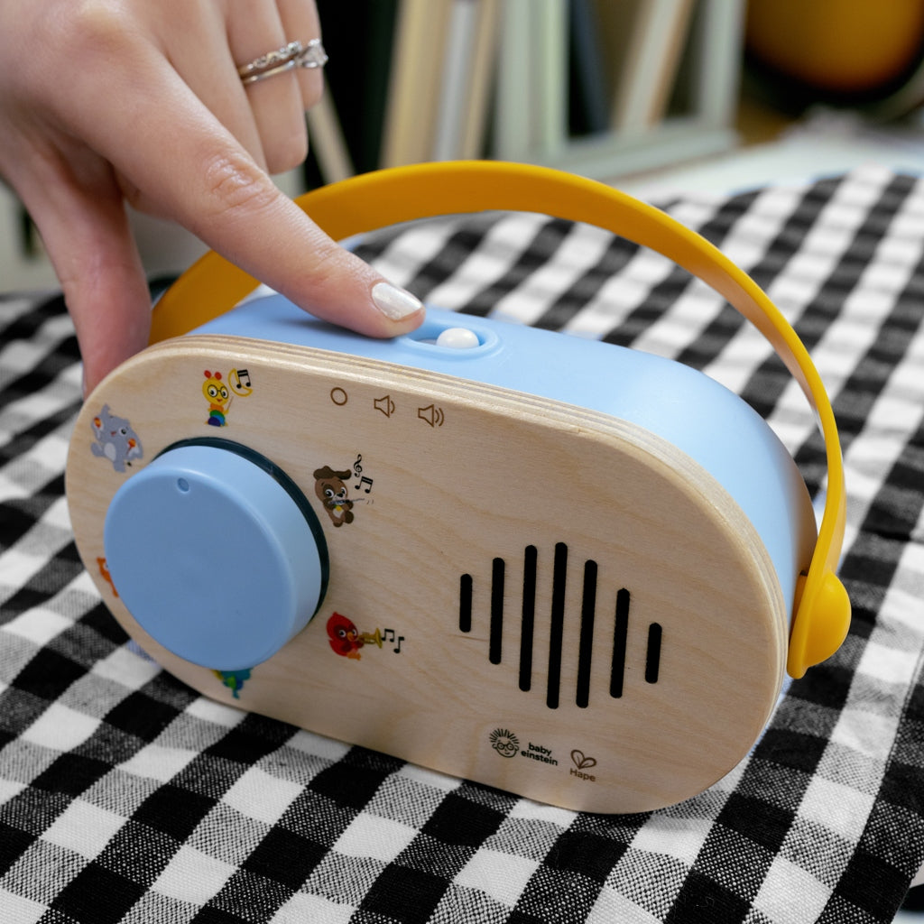 Hudobný prijímač BABY EINSTEIN Discovery Radio HAPE 6m+ Packaging status original