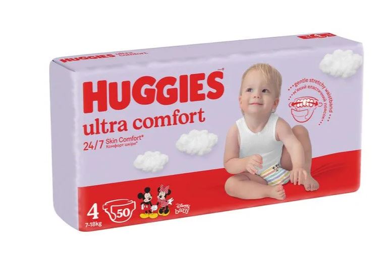 Huggies Little Movers, size 4 (7-18 kg), 50 Manufacturer code 5029053567587