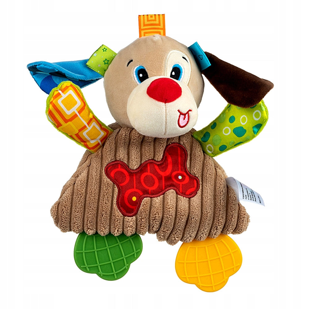 Hugging rustling with teethers Dog Pedro Teether Plush Toy Balibazoo
