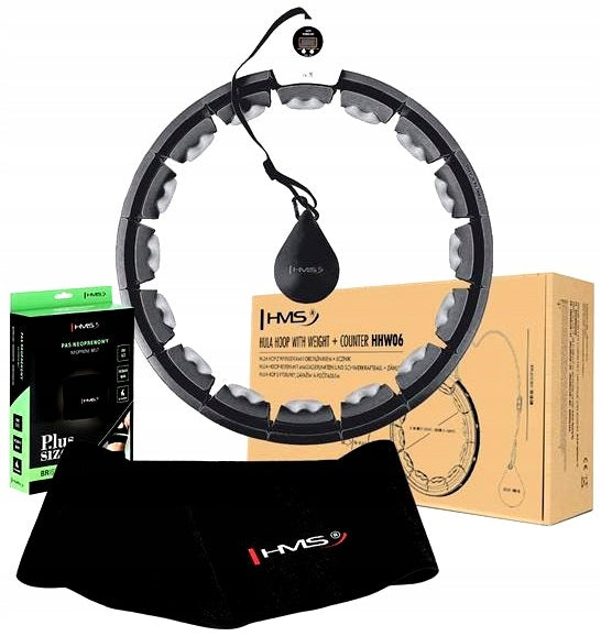 Hula Hop Hoop With Load and Counter + Belt BR163 Plus Size HMS SOLID