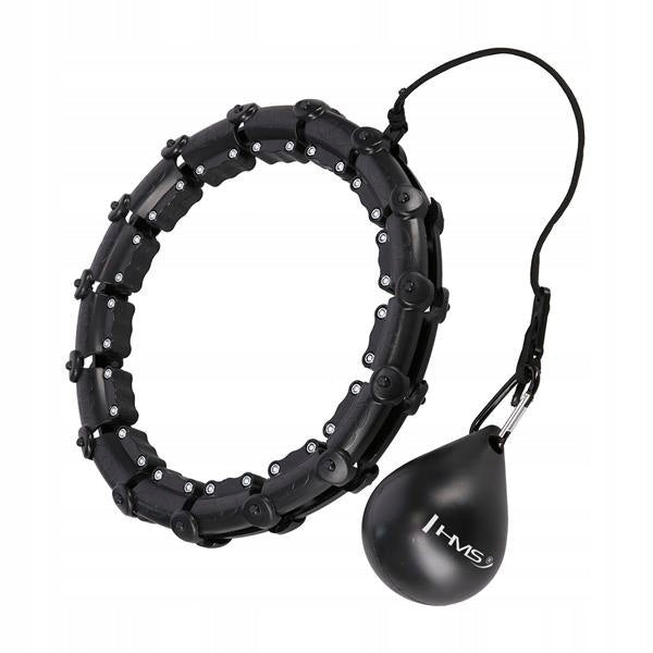 Hula Hop Slimming With Protrusions and Weight Adjustable HMS Color black
