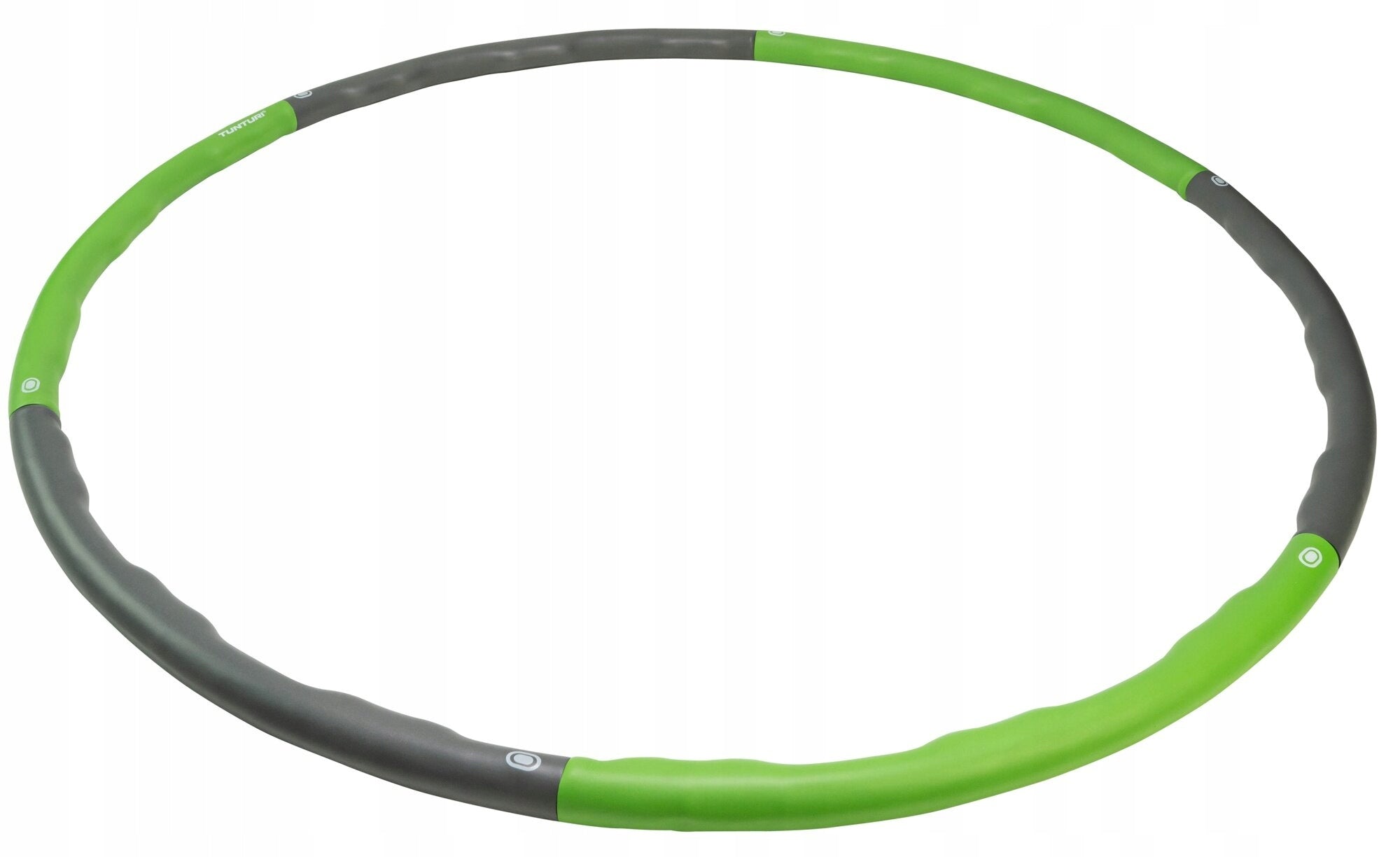 Hula hop TUNTURI 1.2 kg Green-grey Color green