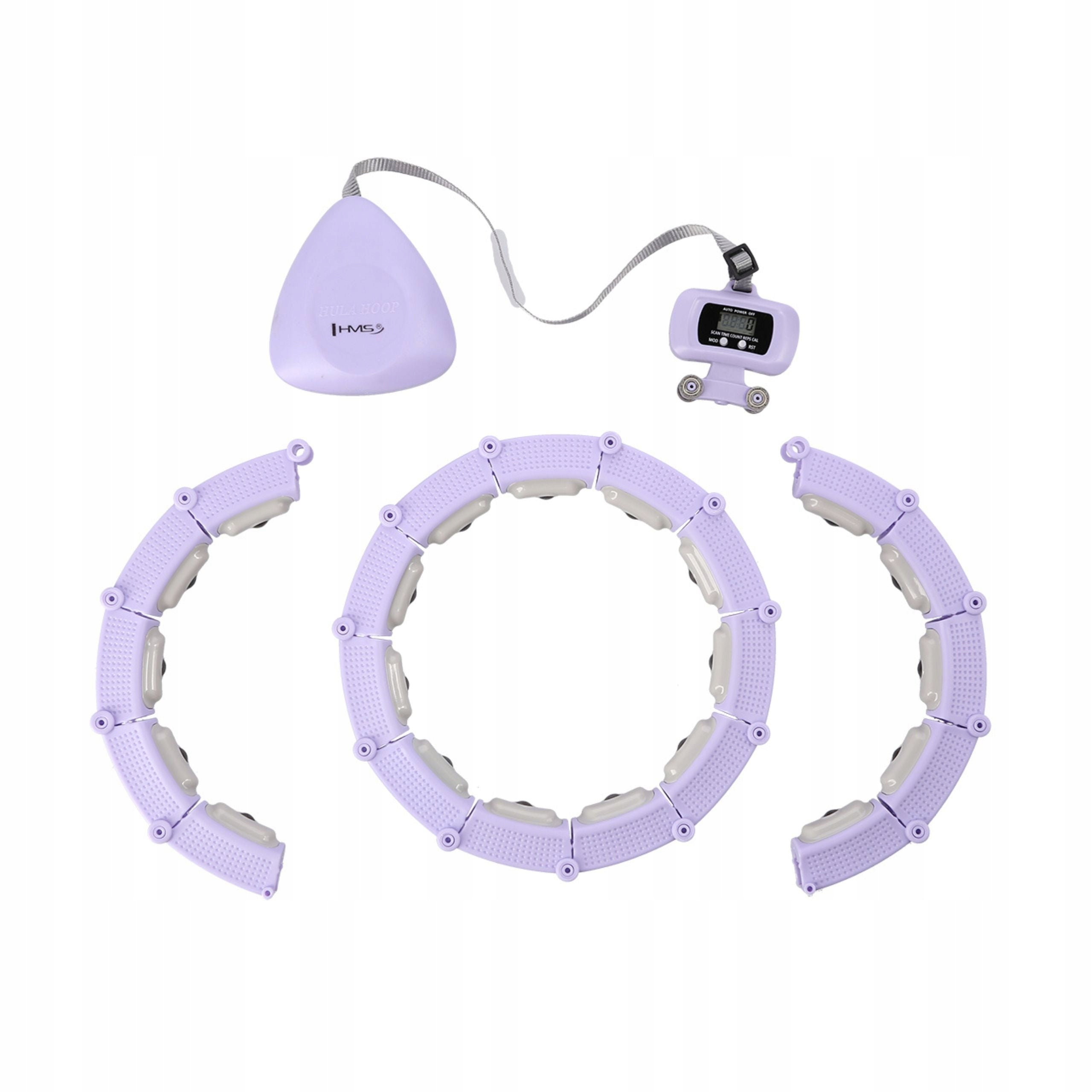 Hula hop magnetic slimming with projections and load HMS purple