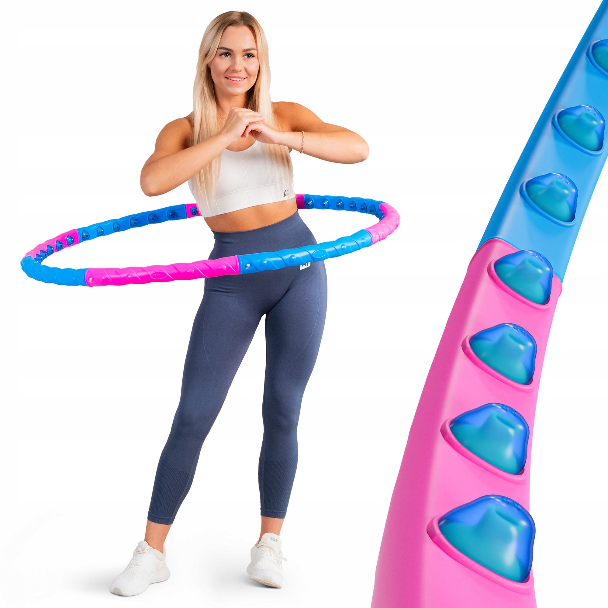 Hula hop slimming massager slims waist tabs 103cm for exercise