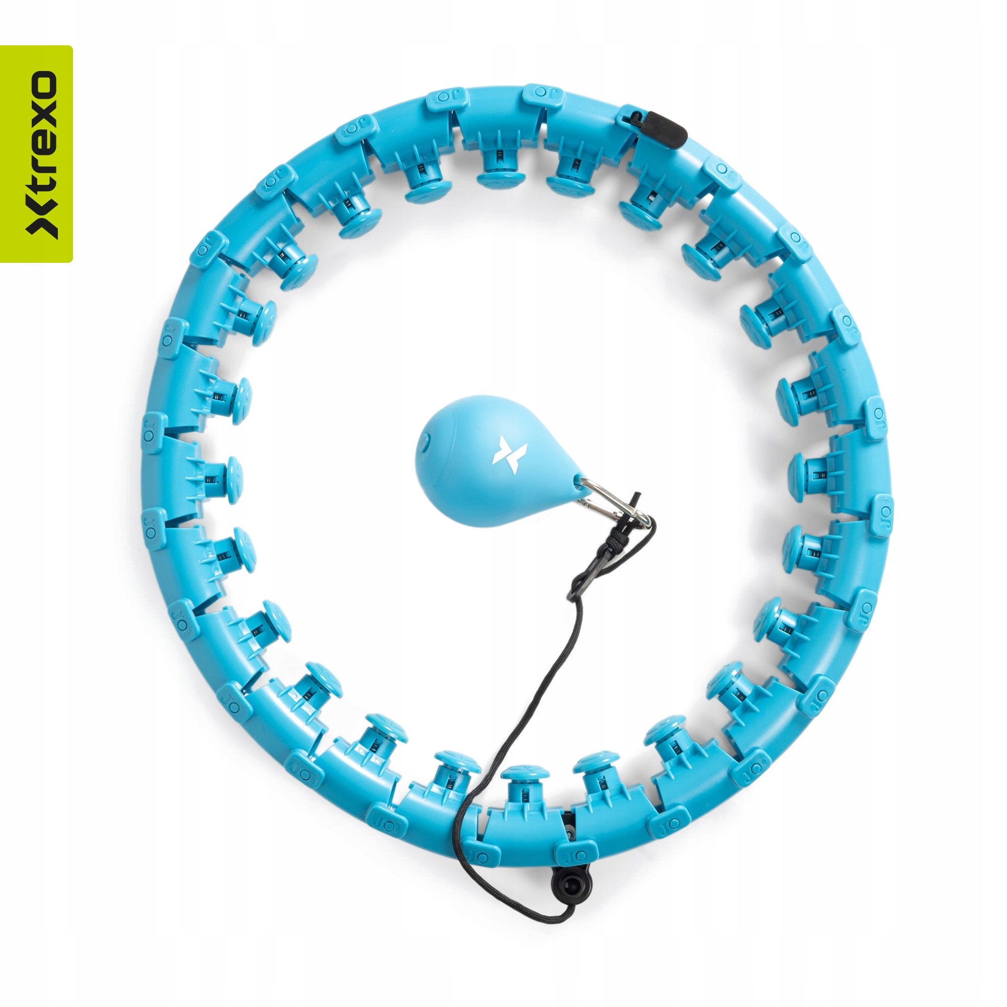 Hula hop with load XTREXO 100cm SLIMMING WITH PROJECTIONS ADJUSTABLE Brand Xtrexo