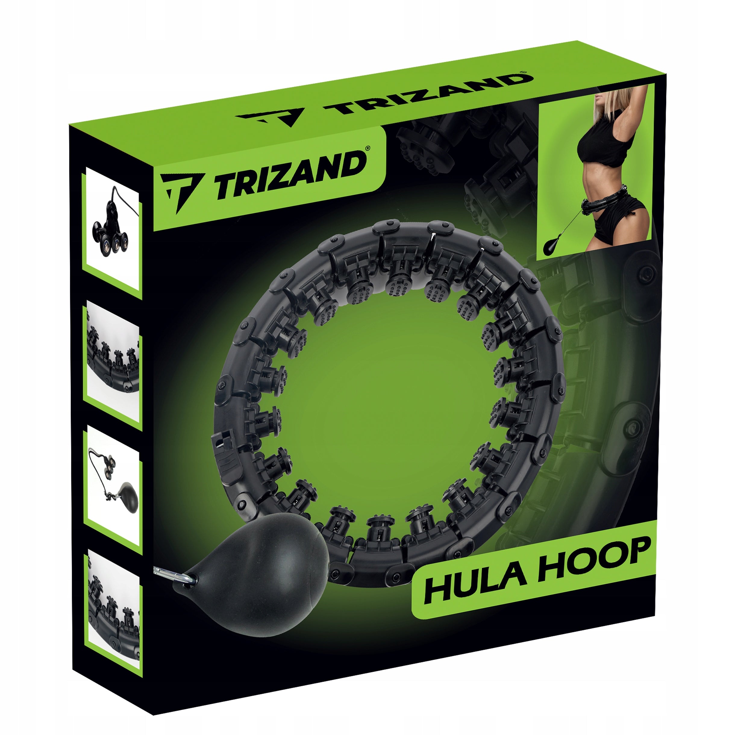 Hula hop with massager weight Trizand 25208 Trizand