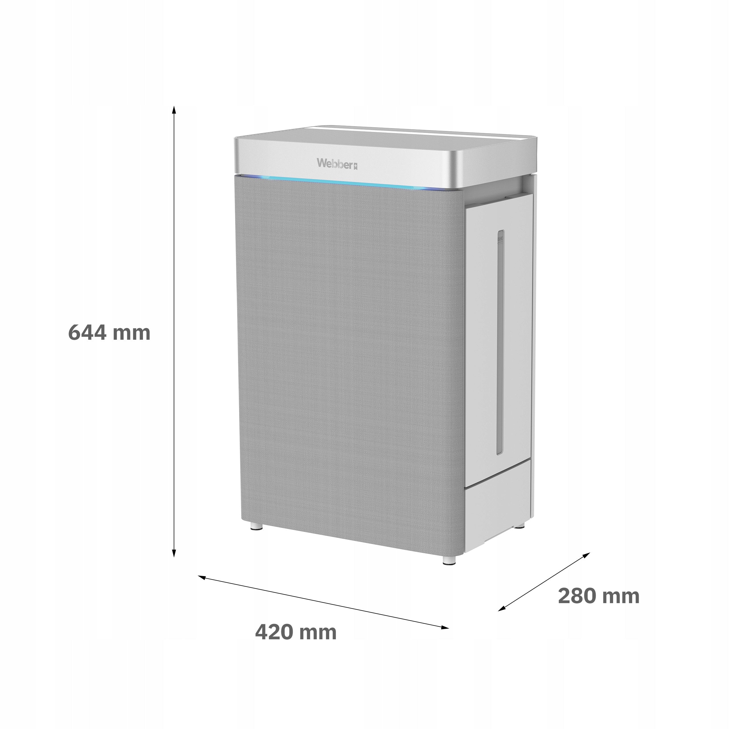 Humidifier Webber AP9750 SMART AI WIFI 100W 57m Brand Webber