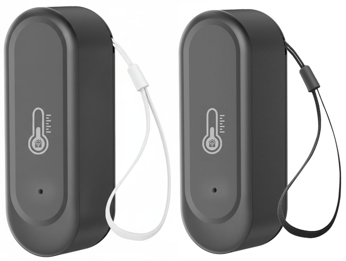 Humidity Temperature Sensor Black Outdoor IP65 WiFi TUYA Smart Life Packaging status original