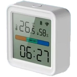 Humidity Temperature Sensor Clock TUYA SMART LIFE WIFI LCD Thermometer