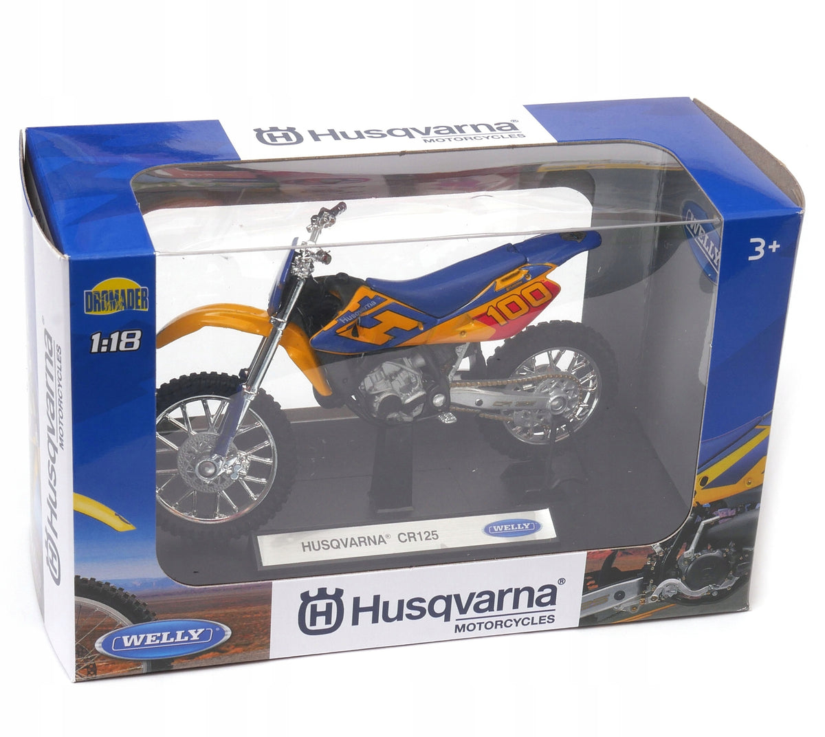 Husqvarna CR125 1:18 WELLY Brand Welly