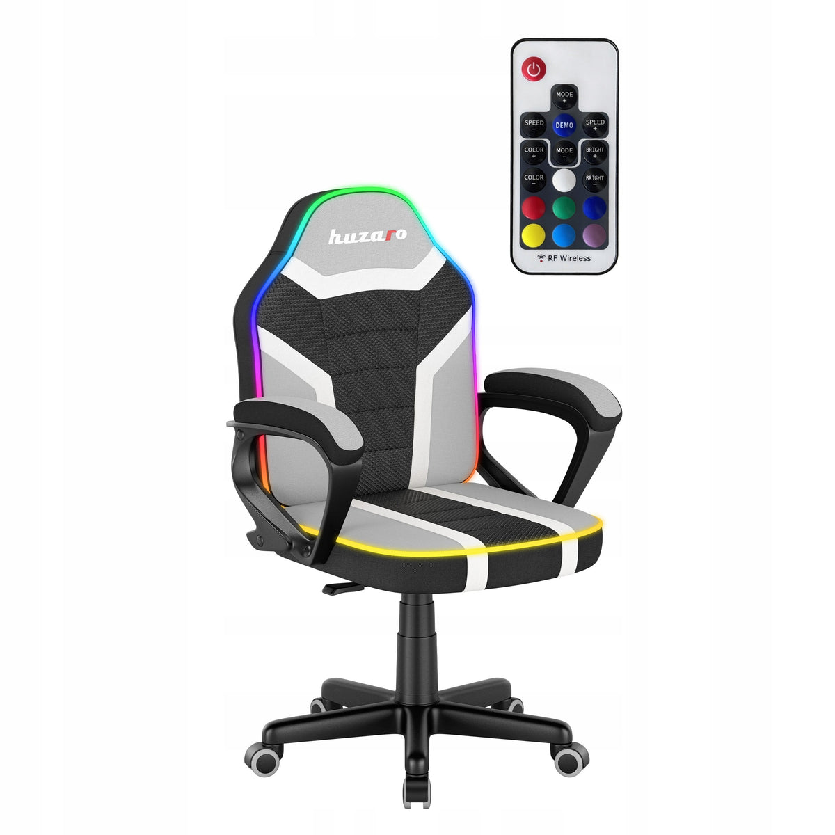 Huzaro Ranger Mesh 1.0 RGB SWIVEL GAMING CHAIR for Kids Packaging status original