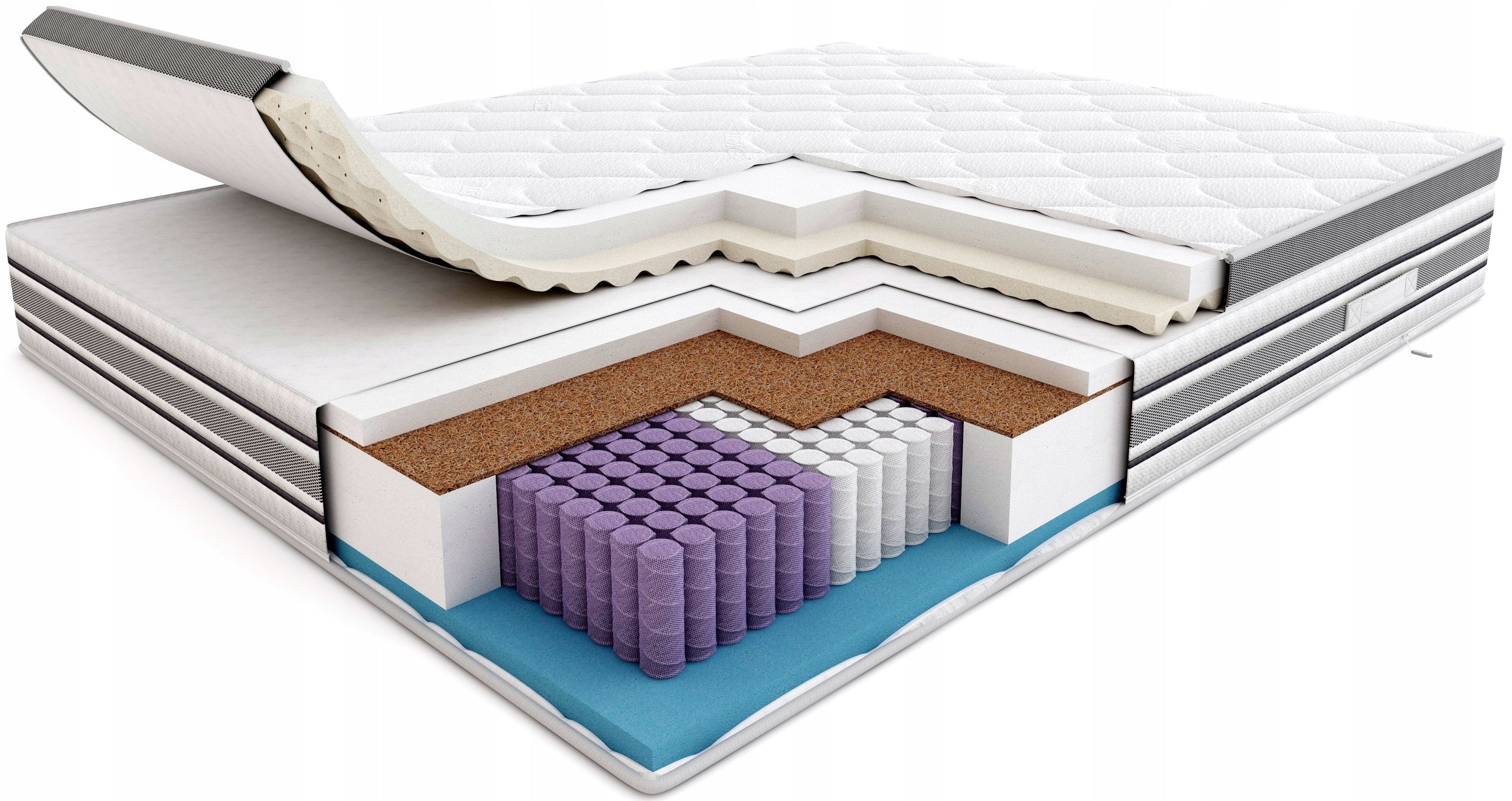 Hybrid Mattress HILDING Electro 160x200 cm Pocket Foam Topper H2H4 EAN (GTIN) 5901595017259