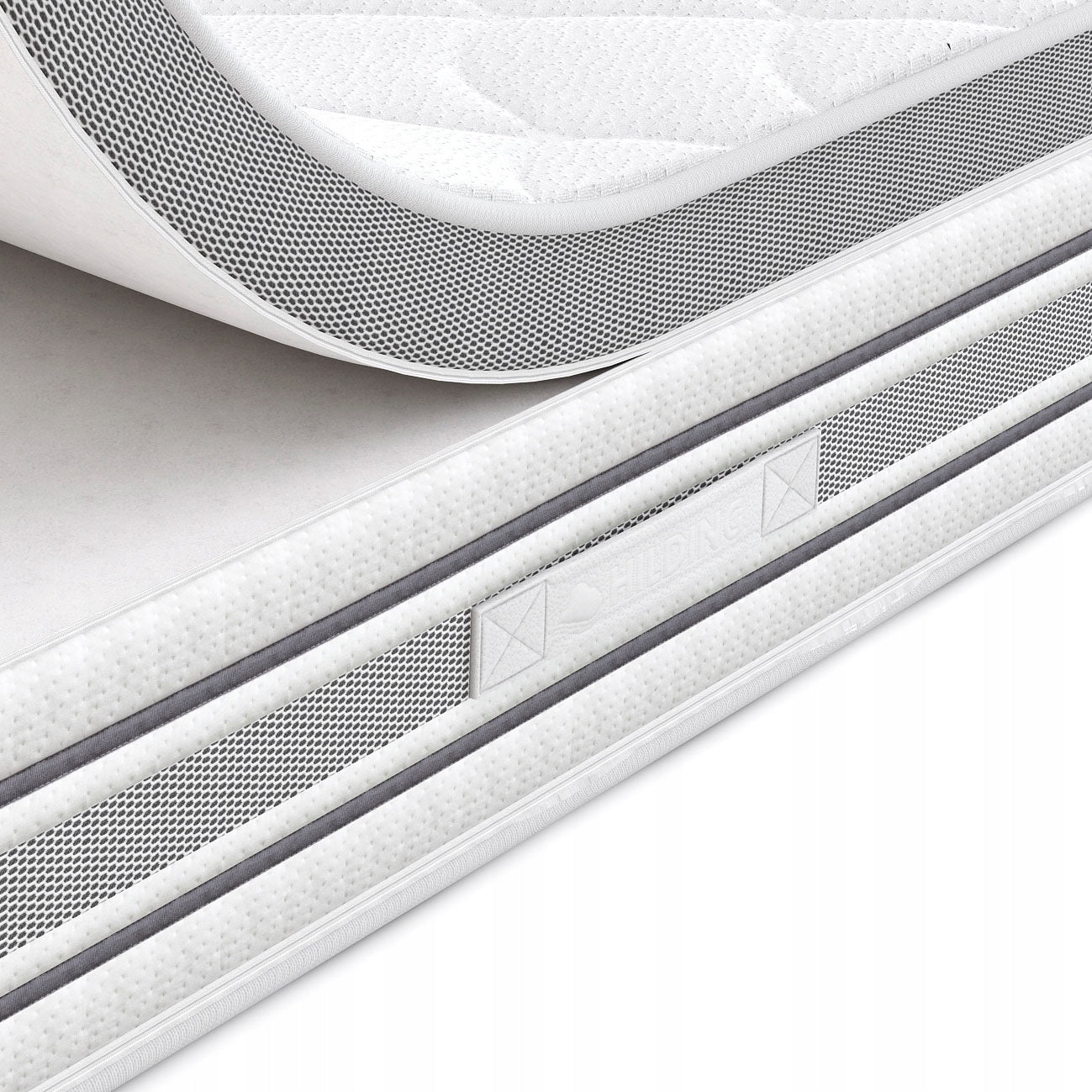 Hybrid Mattress HILDING Electro 160x200 cm Pocket Foam Topper H2H4 Model ELECTRO