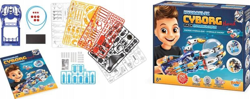 Hydraulic Hand Cyborg Construction Kit for Kids DIY 8 Years+ Buki Brand Buki