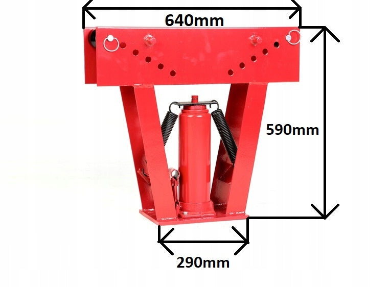 Hydraulic bending machine for Pipes 16TON 16T + 8 Profiles 90ST Brand AppTech