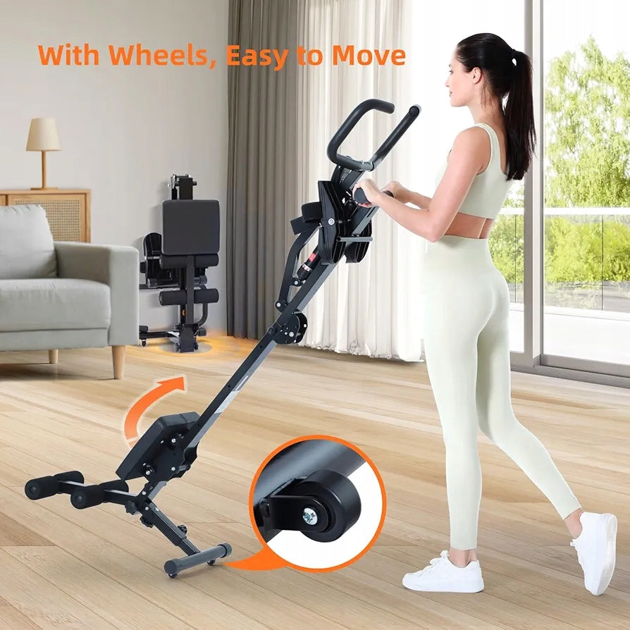 Hydraulic rowing machine Sportneer folding with 12 resistance levels Brand Sportneer