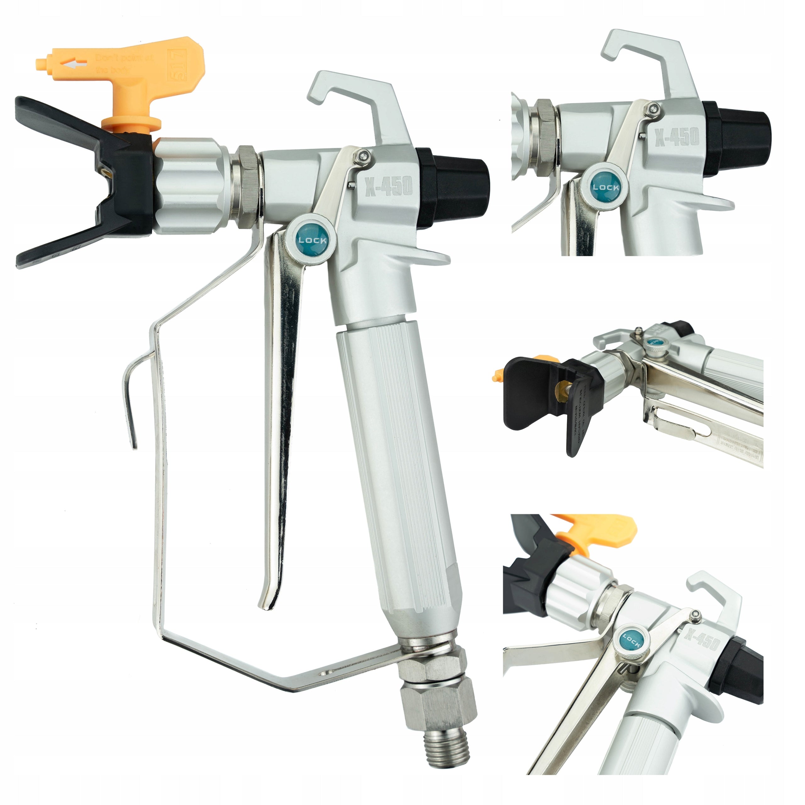 Hydrodynamic Spray Gun WT450 Paint Spraying Aggregate Nozzle