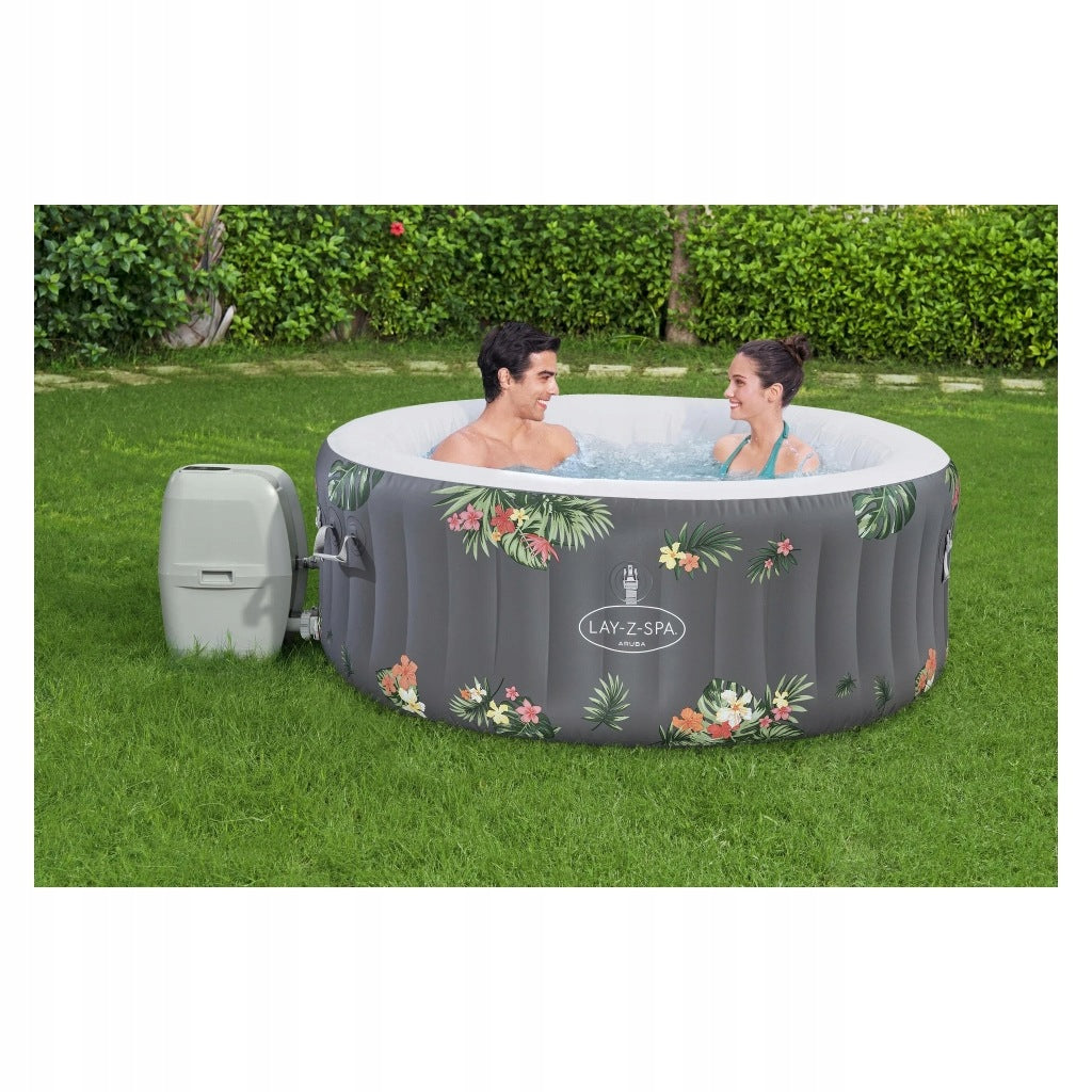 Hydromassage pool BESTWAY LAY-Z-SPA Aruba Tropical AirJet Ø 170 cm 605 L