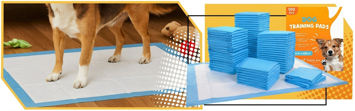 Hygiene pads for dogs 100pcs 60x60 cm absorbent mats for dogs and cats Packaging status original