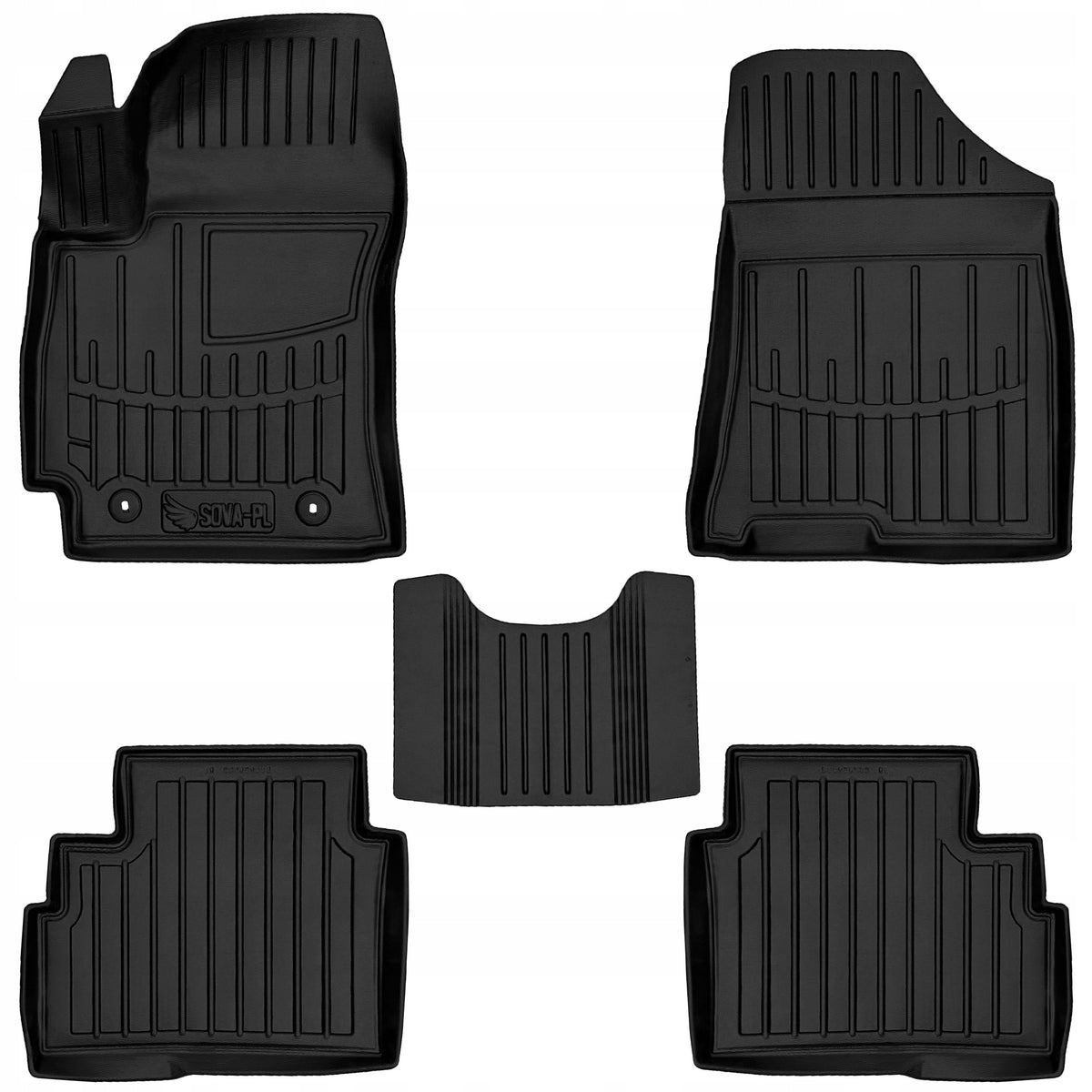 Hyundai Kona II car rubber mats (since 2023) in addition to BEV Packaging status original
