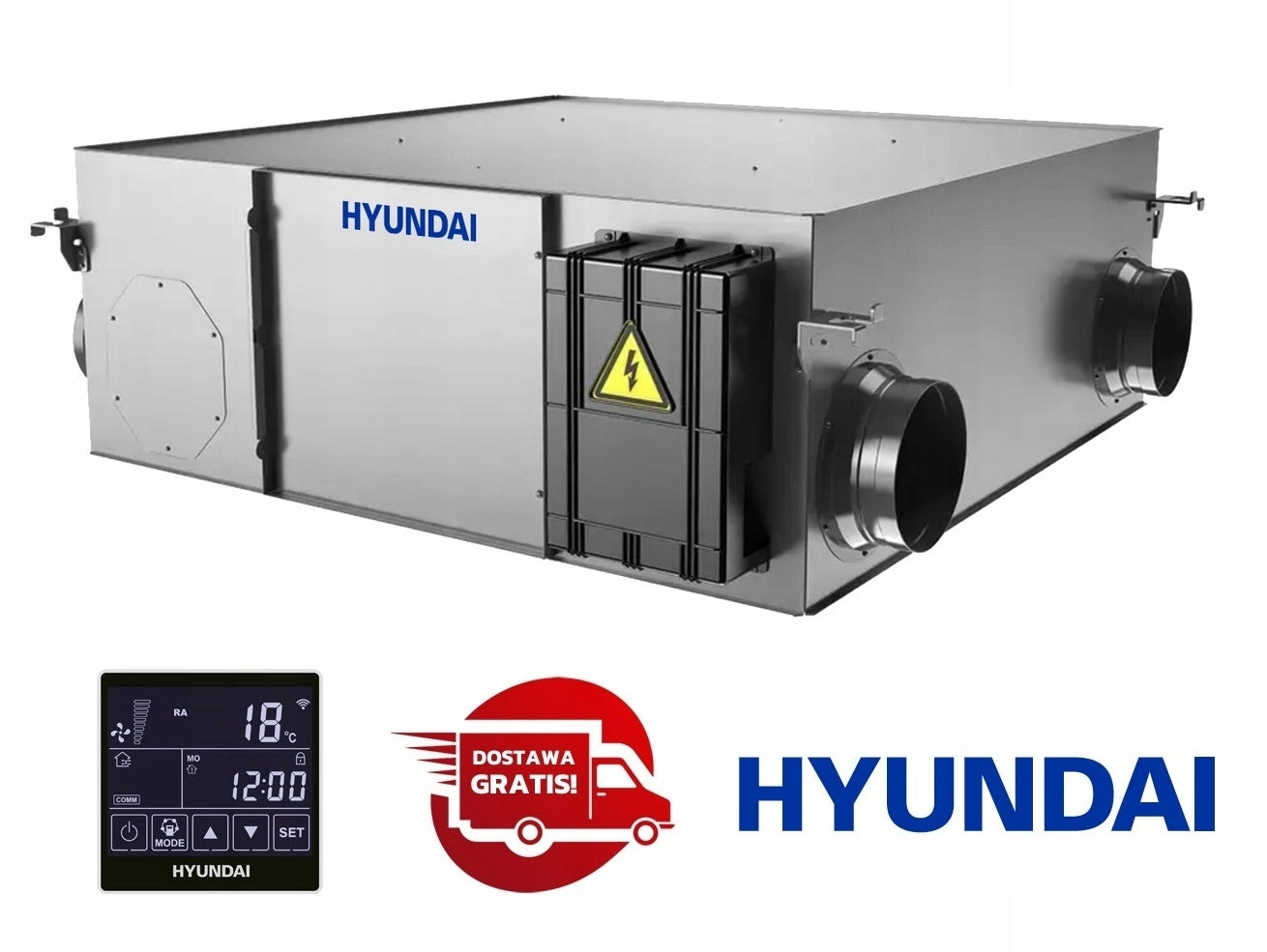 Hyundai recuperator 500 m3/h HRS-COMFORT-PRO | Modern Home Ventilation