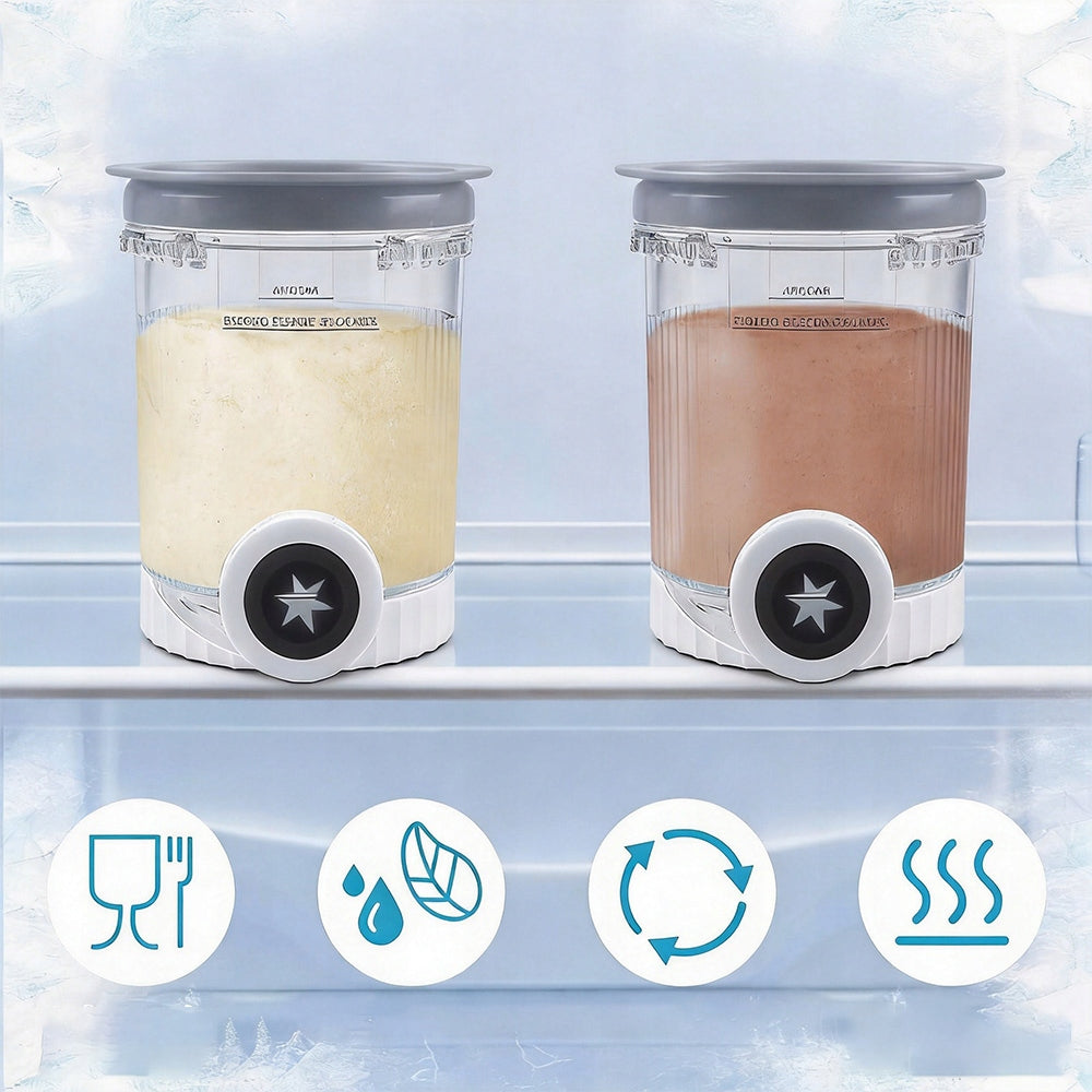 ICE CREAM CONTAINERS NINJA CREAMI NC700 NC701 FOOD GRADE 2PCS LIDS Brand no brand
