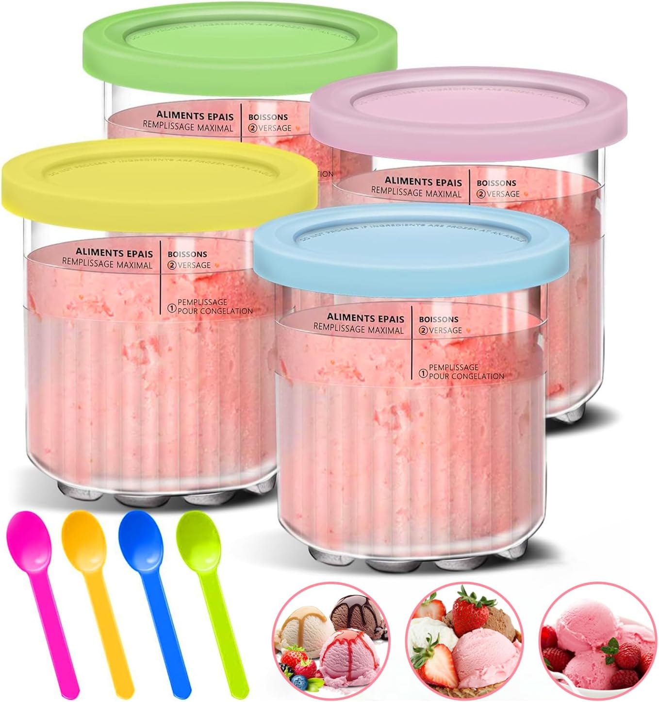 ICE CREAM CONTAINERS NINJA NC500 NC501, ICE CREAM CONTAINERS 680 ML Manufacturer code POJEMNIKI DO LODÓW