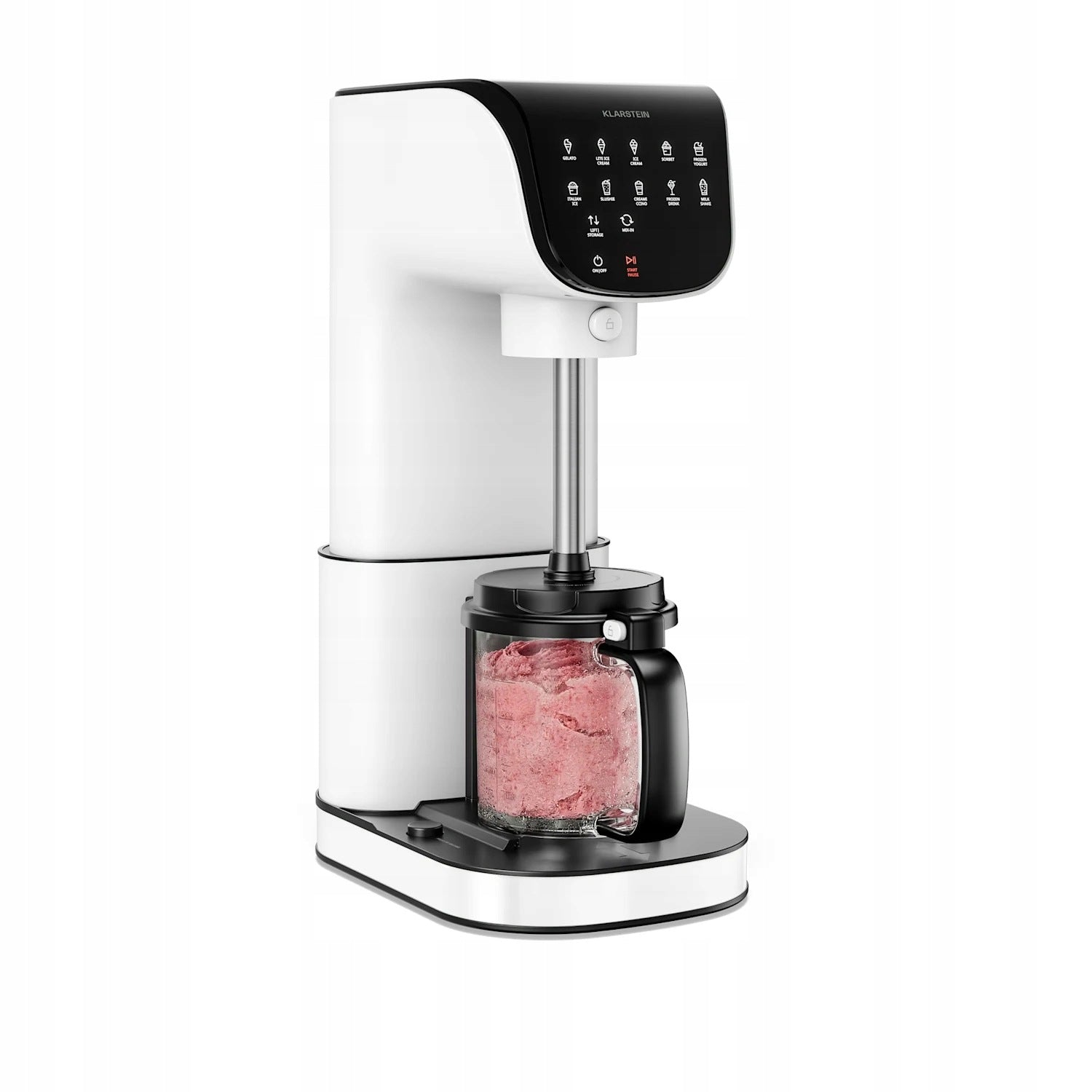ICE CREAM MAKER MACHINE ICE CREAM MACHINE 1,8 L 500 IN 10 PROGRAMS Power 500 W