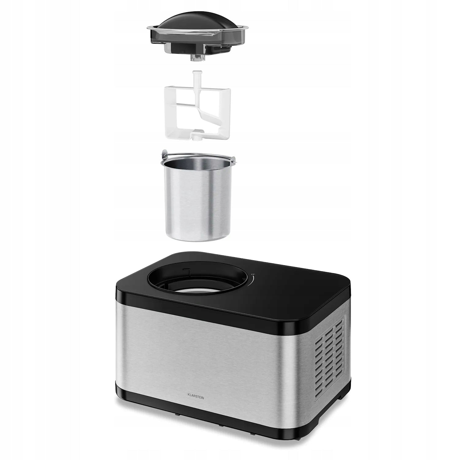 ICE CREAM MAKER WITH COMPRESSOR, KLARSTEIN 1.5 L, 150W STAINLESS STEEL Power 150 W