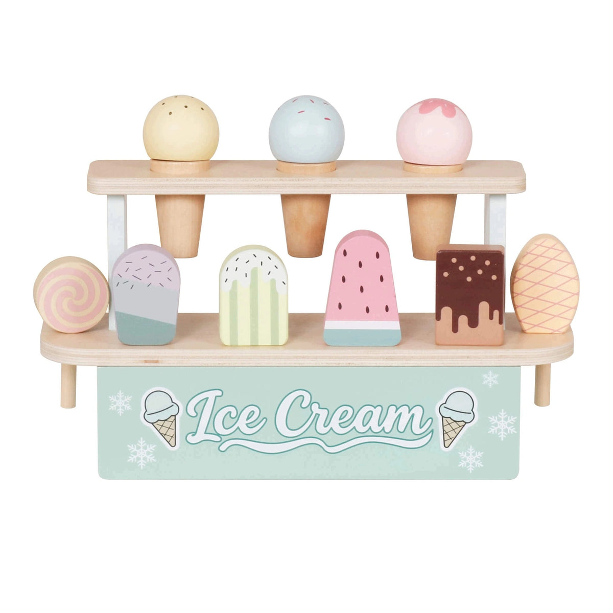 ICE CREAM SHOP WOODEN ICE CREAM SHOP FOR KIDS CREATIVE TOY ICE CREAMX9