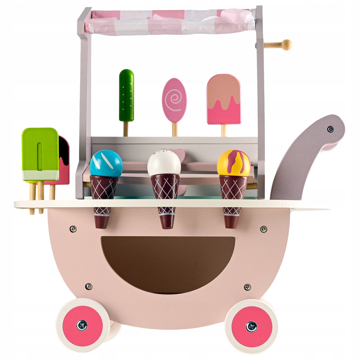 ICE CREAM Trolley SET WOODEN EDUCATIONAL TOY FOR KIDS