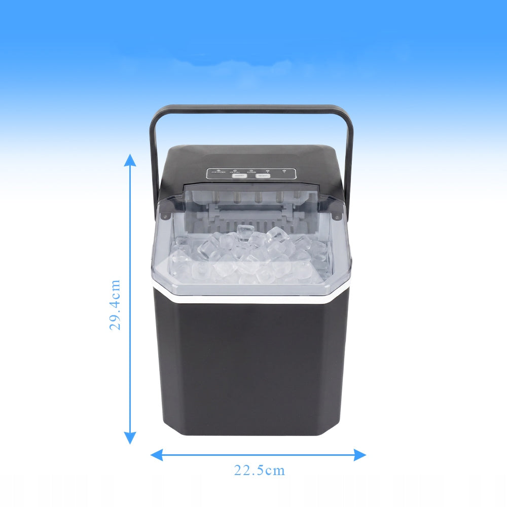 ICE CUBE MACHINE, 9 ICE CUBES IN 6-13 MINUTES, FOR HOME/KITCHEN/CAMPING Packaging status original