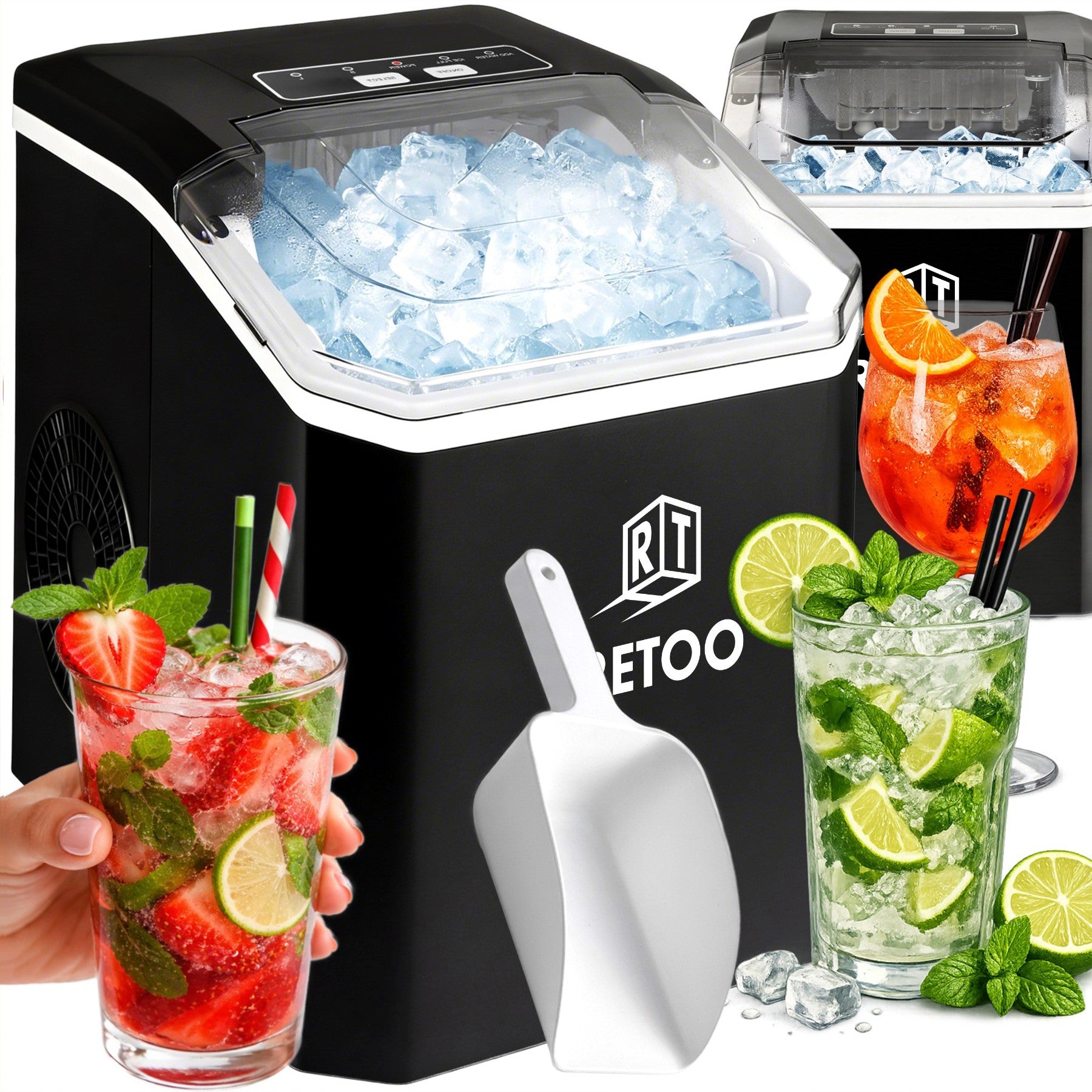 ICE MAKER 1,5L ANKLE MACHINE 120W 12kg/24h EXPRESS ICE QUIET