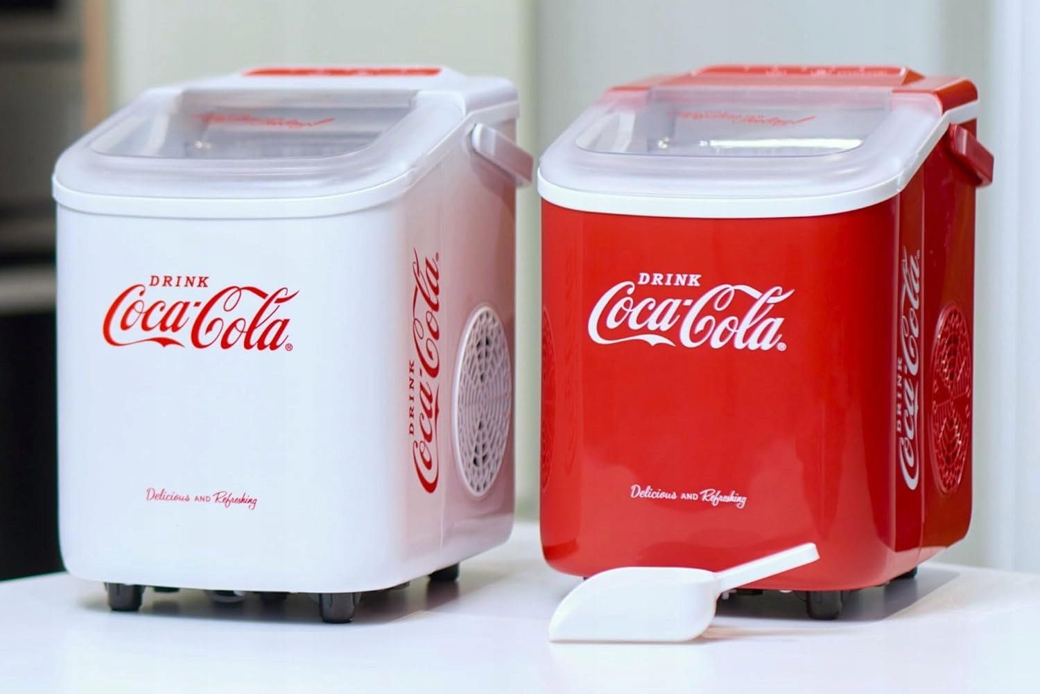 ICE MAKER 10KG 24H 2 SIZES CUBES RETRO AUTOMATIC SALCO Packaging status original