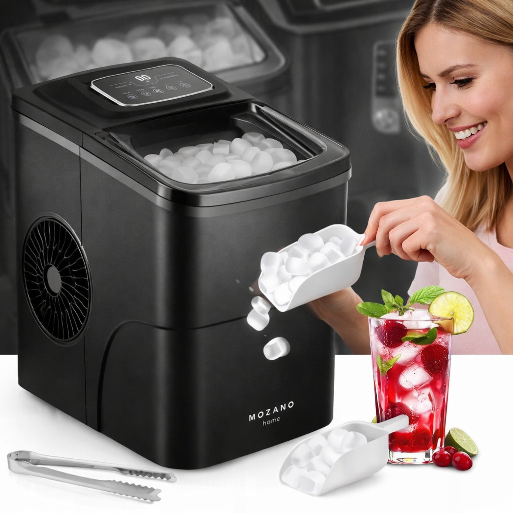 ICE MAKER 12KG 24H AUTOMATIC HOME LED TIMER 160W FAST Packaging status original