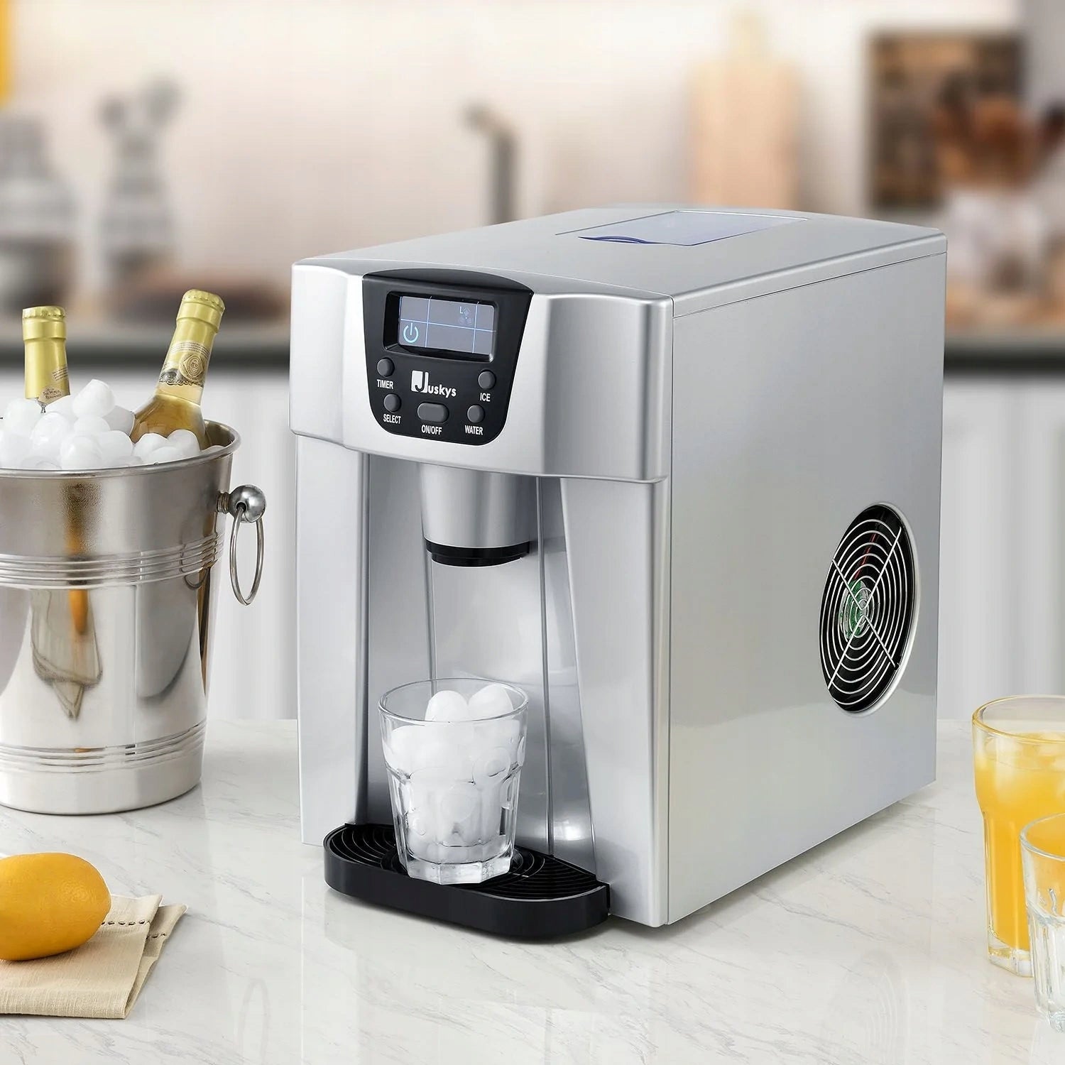 ICE MAKER CUBE MACHINE 12KG EXPRESS ICE WATER DISPENSER Packaging status original