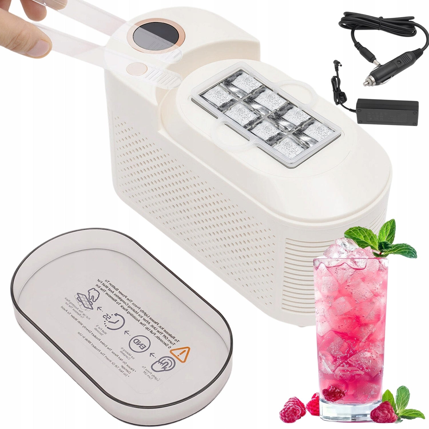 ICE MAKER EXPRESS HOME AUTOMATIC CUBE MACHINE 120W