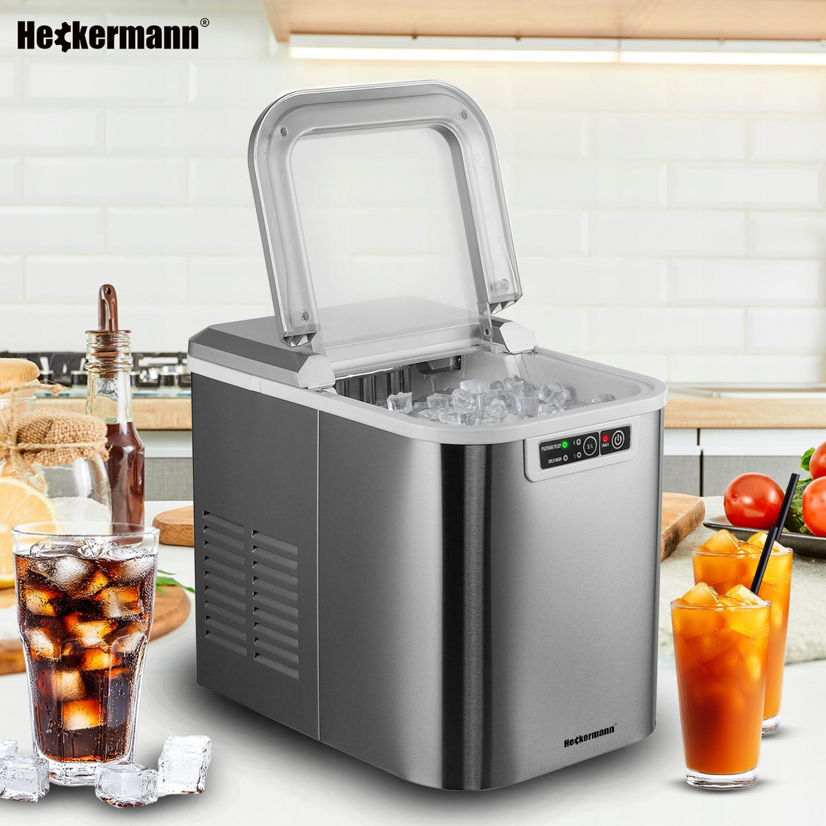 ICE MAKER HOME CUBE MACHINE 15kg EXPRESS ICE FOR DRINK 150W Packaging status original
