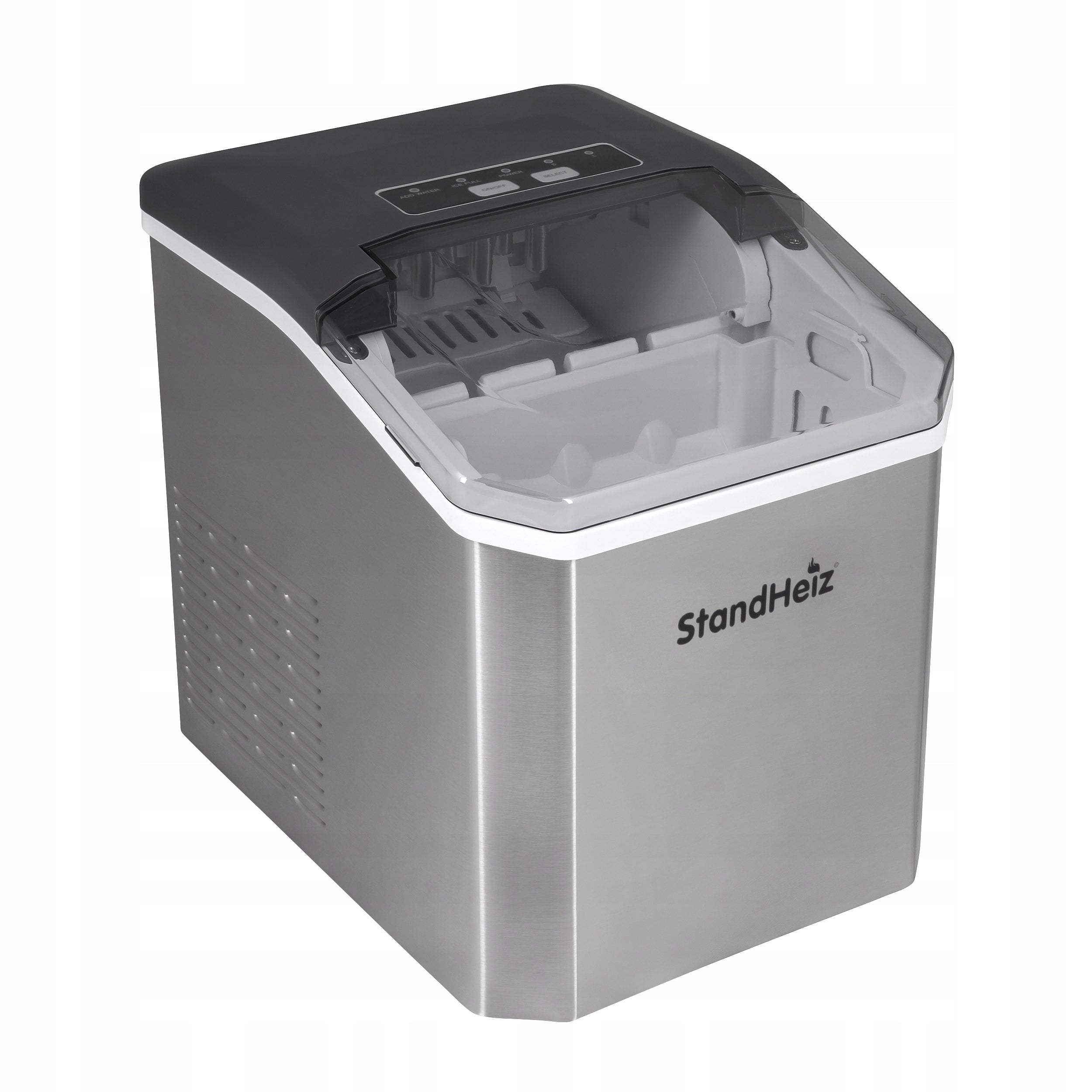 ICE MAKER HOME SMALL SILVER ICE 12KG 230V StandHeiz Manufacturer code kostkarka-srebrna