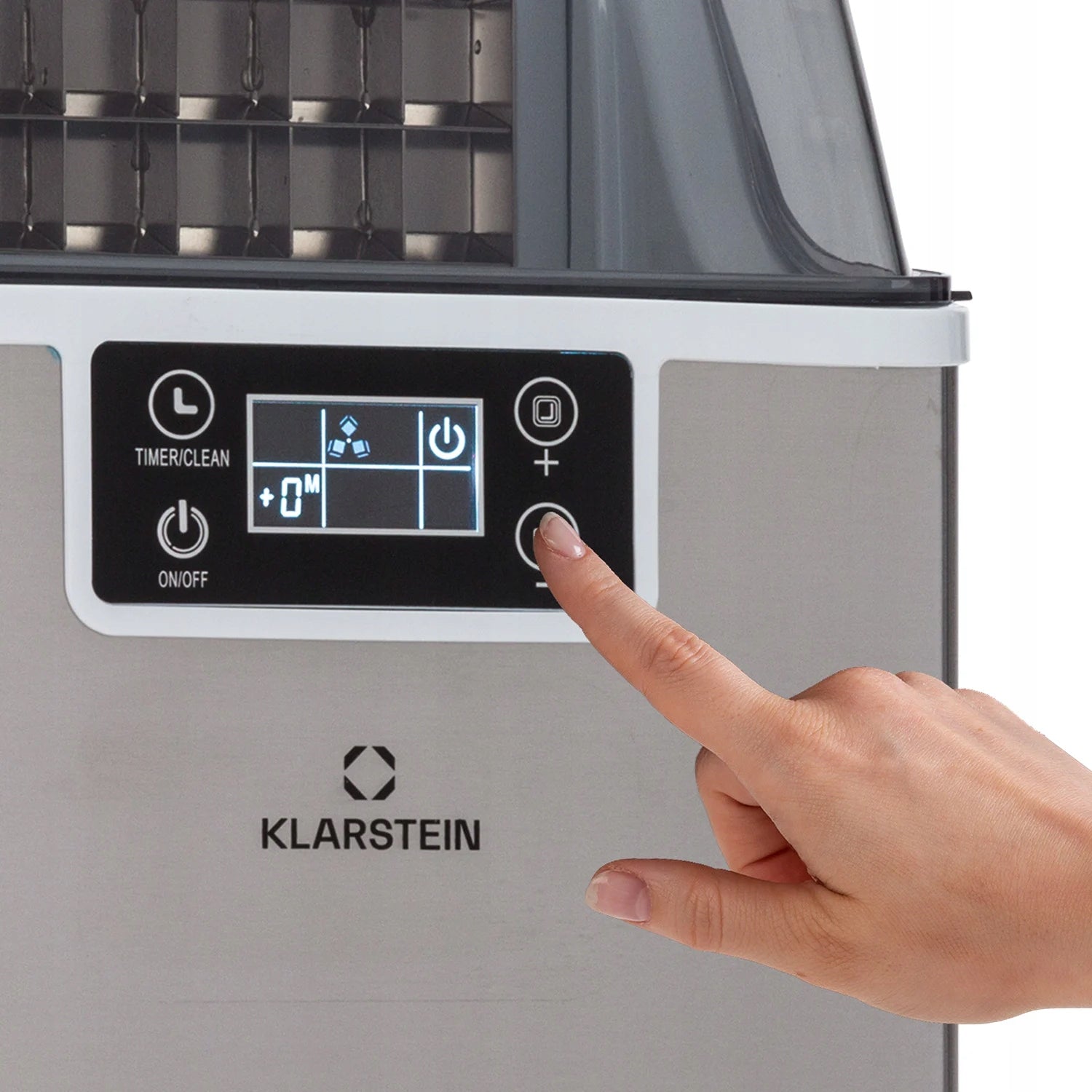 ICE MAKER KLARSTEIN HOMEMADE CUBE MACHINE 20KG/24H 3,2L SILVER Manufacturer code 10041143