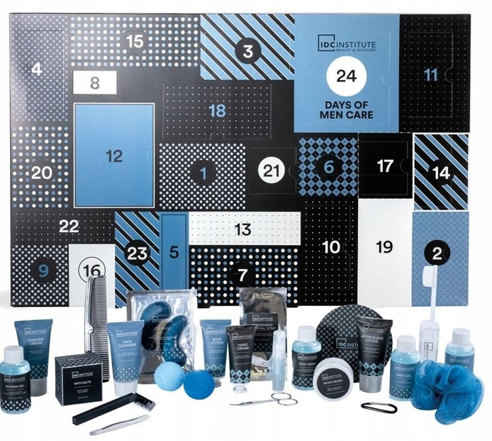 IDC ADVENT CALENDAR MEN'S COSMETICS SET FOR MEN