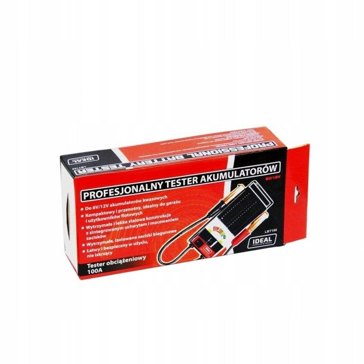 IDEAL Battery Electric Tester 6/12V LBT100 Load 100A Manufacturer code LBT100