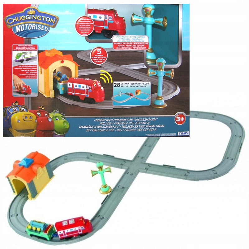 IGNITION SET OF EIGHT WITH BATTERY-OPERATED LOCOMOTIVE F