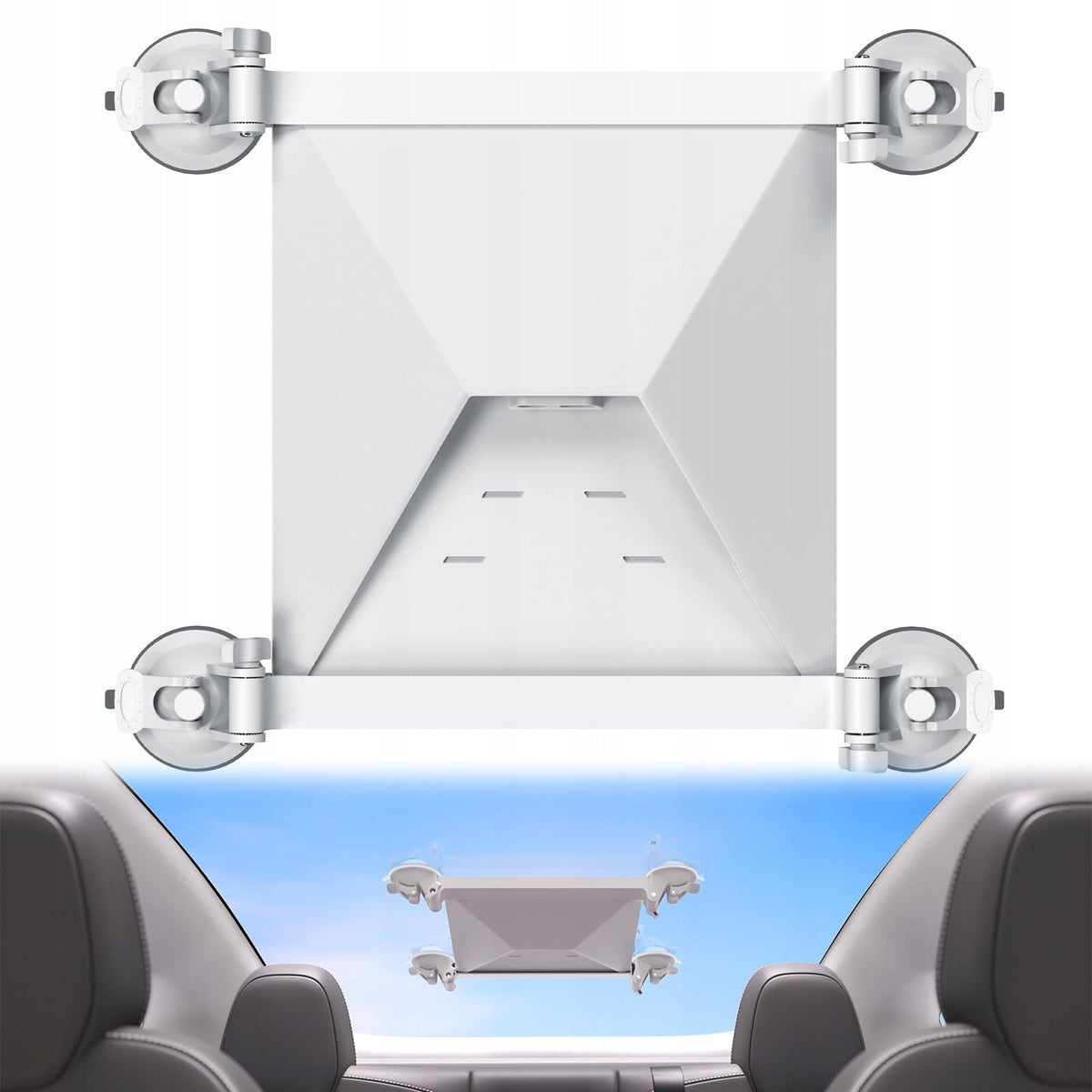 IKARVR holder for car windows and roofs with suction cups for Starlink
