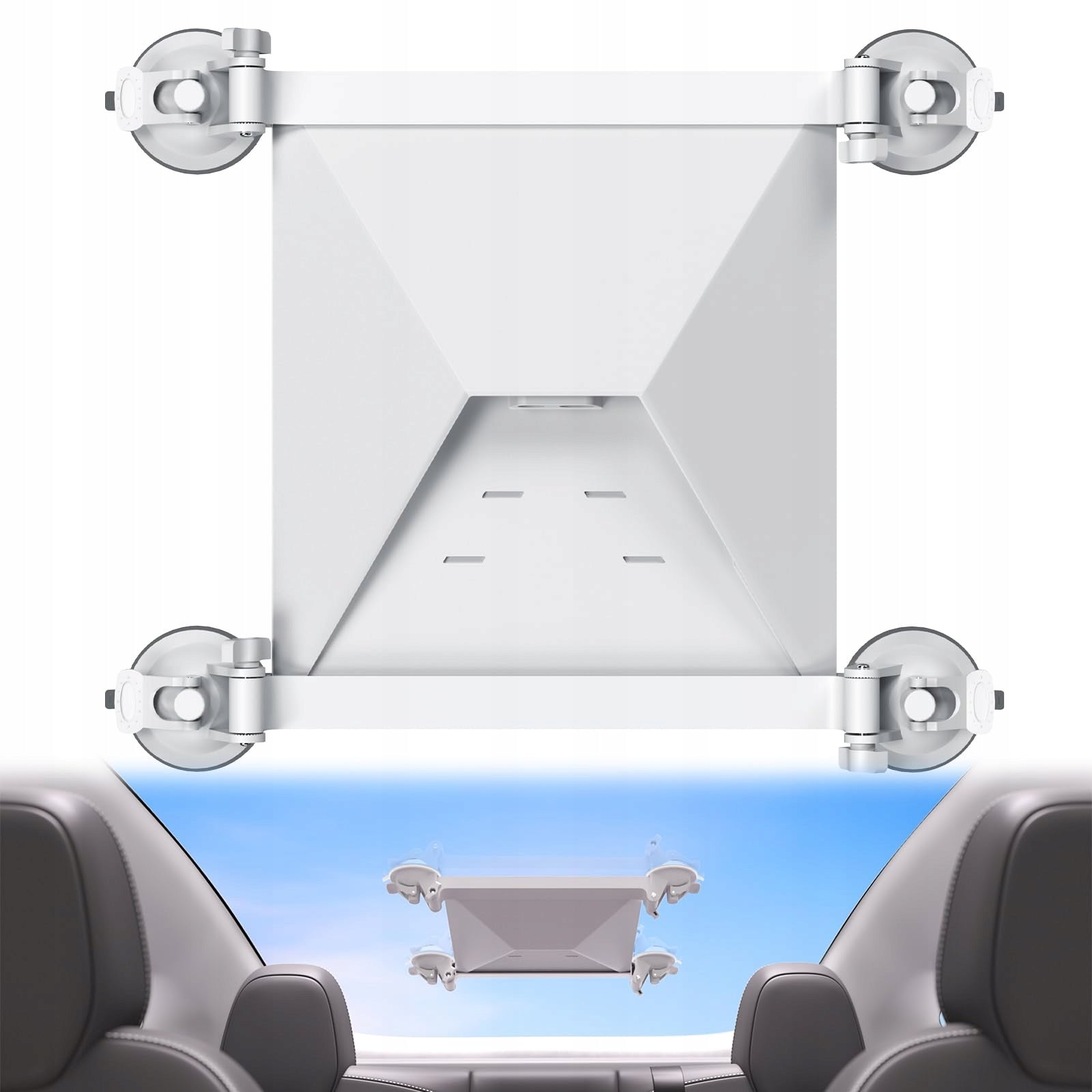 IKARVR holder for car windows and roofs with suction cups for Starlink