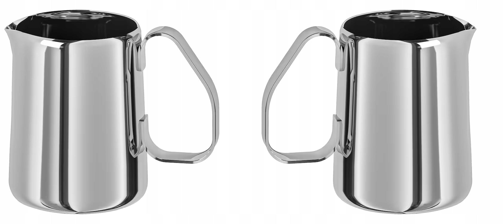 IKEA MATTLIG steel milk frothing jug SET OF 2