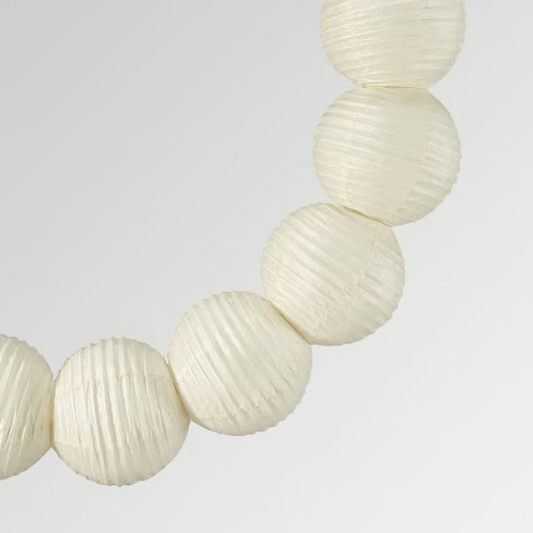 IKEA STRALA Decorative LED pendant lamp, circle ball/white Manufacturer code 906.066.22