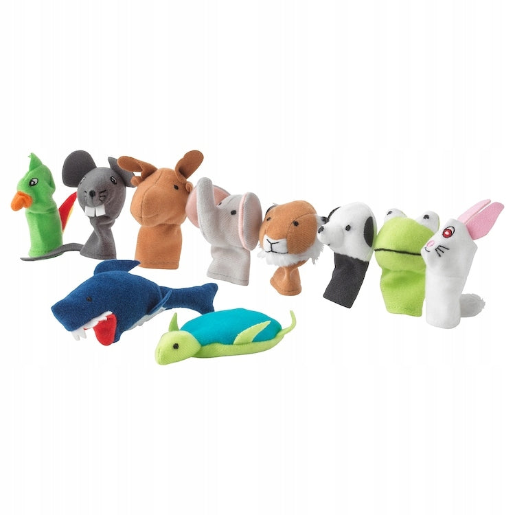 IKEA TITTA DJUR Finger puppets animals 10pcs