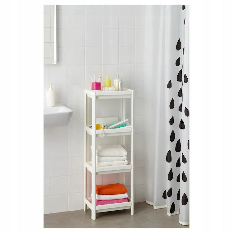 IKEA VESKEN Bookcase, white, 37x23x101 cm Packaging status original