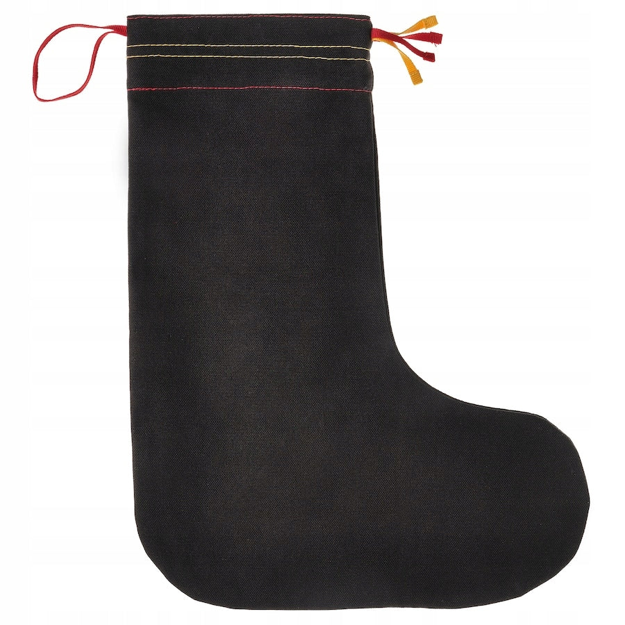 IKEA VINTERFINT Christmas sock for gifts black embroidery 40 cm Manufacturer code 505.607.96